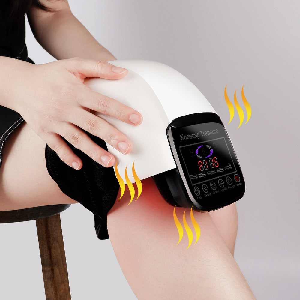 KneeCap Elektrisches beheiztes Kniepolster und Luftdruck-Physiotherapie-Massagegerät