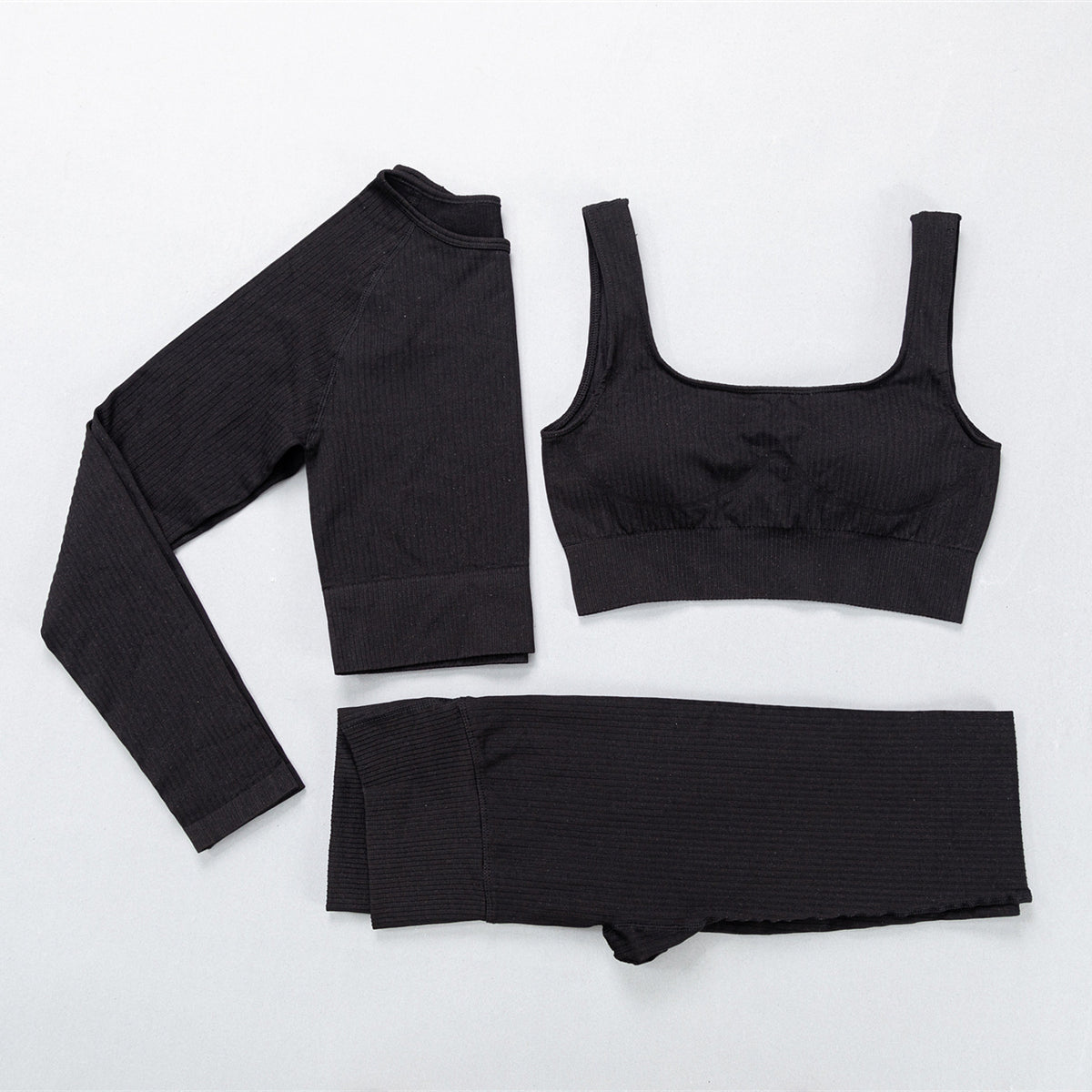 Deline™ - Yoga Jacquard High Elastic Suit Sets