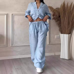 Celena™ - Cotton Linen Two-Piece Comfy Suit
