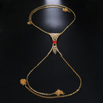 Aura™ Curved Heart - Chest Necklace
