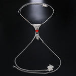 Aura™ Curved Heart - Chest Necklace